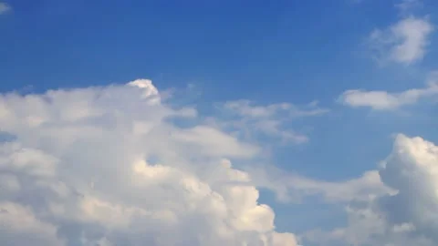 Timelapse. Movement of clouds in the sky for montage Background for the concept Stock Footage 155562559