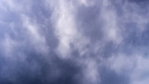 Timelapse of the movement of puffy clouds Vídeo Stock 142119229