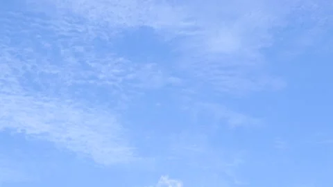 Timelapse of movement white cloud on blue sky background Stock Footage 145901233