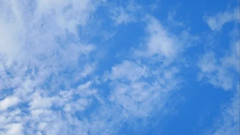 Timelapse of moving beautiful white cloud with blue sky background at day tim Stock Footage 129943976