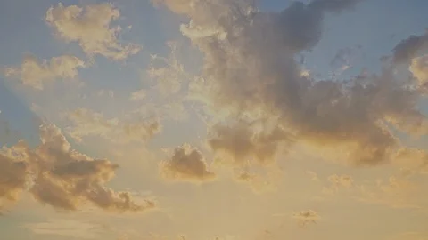 TIMELAPSE: Moving Cloud at Beautiful Sunset Stock Footage 111176244