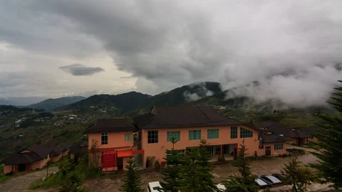 Timelapse of moving cloud Stock Footage 77784481