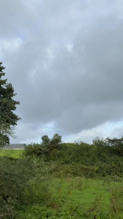 Timelapse of Moving Clouds Across the Sky Stock Footage 345880818