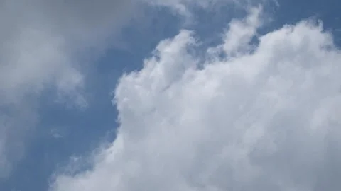 Timelapse of moving clouds covering the sky #1 Video stock 290492969