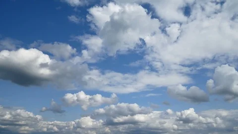 Timelapse of moving clouds Stock Footage