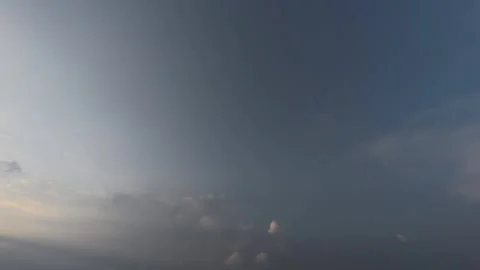 Timelapse of Moving Clouds at Sunset Sky Stock Footage 314194325