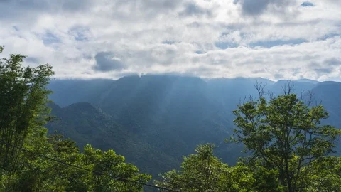 Timelapse of moving dramatic cloud Stock Footage 117604377