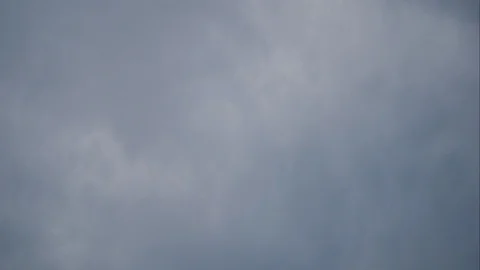 Timelapse moving rain cloud with blue sky background at day time Stock Footage 129929513