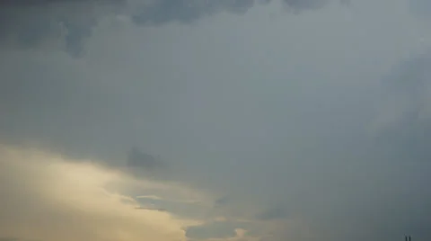 Timelapse of moving sky above a construction crane Video stock 37121534