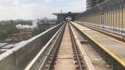 Timelapse of MRT Malaysia Stock Footage 81318842