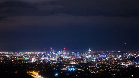 TIMELAPSE MT COOTHA Stock Footage 74691824