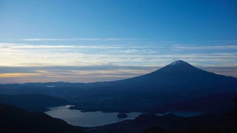 Timelapse of Mt. Fuji Stock Footage 84840937