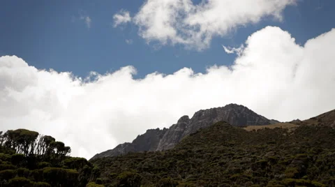 Timelapse of Mt. Meru Summit Stock Footage 42399502