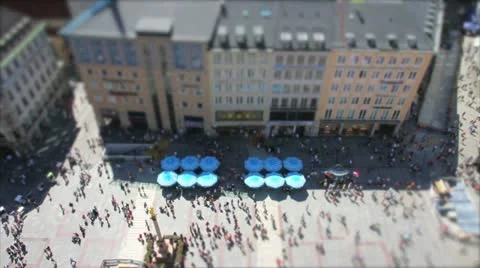 Timelapse in Munich Stock Footage 20489805
