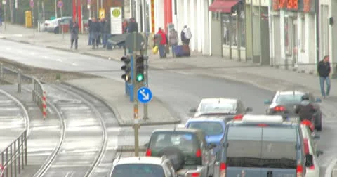 Timelapse munich traffic 4K Video stock 10883980