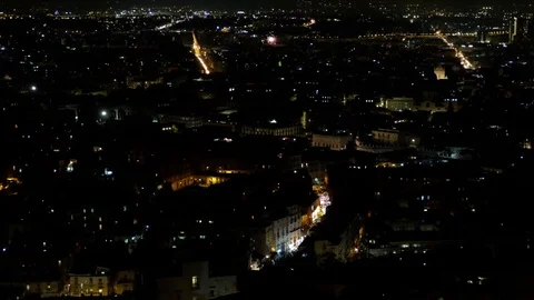 Timelapse Naples By Night Stock Footage 82430400