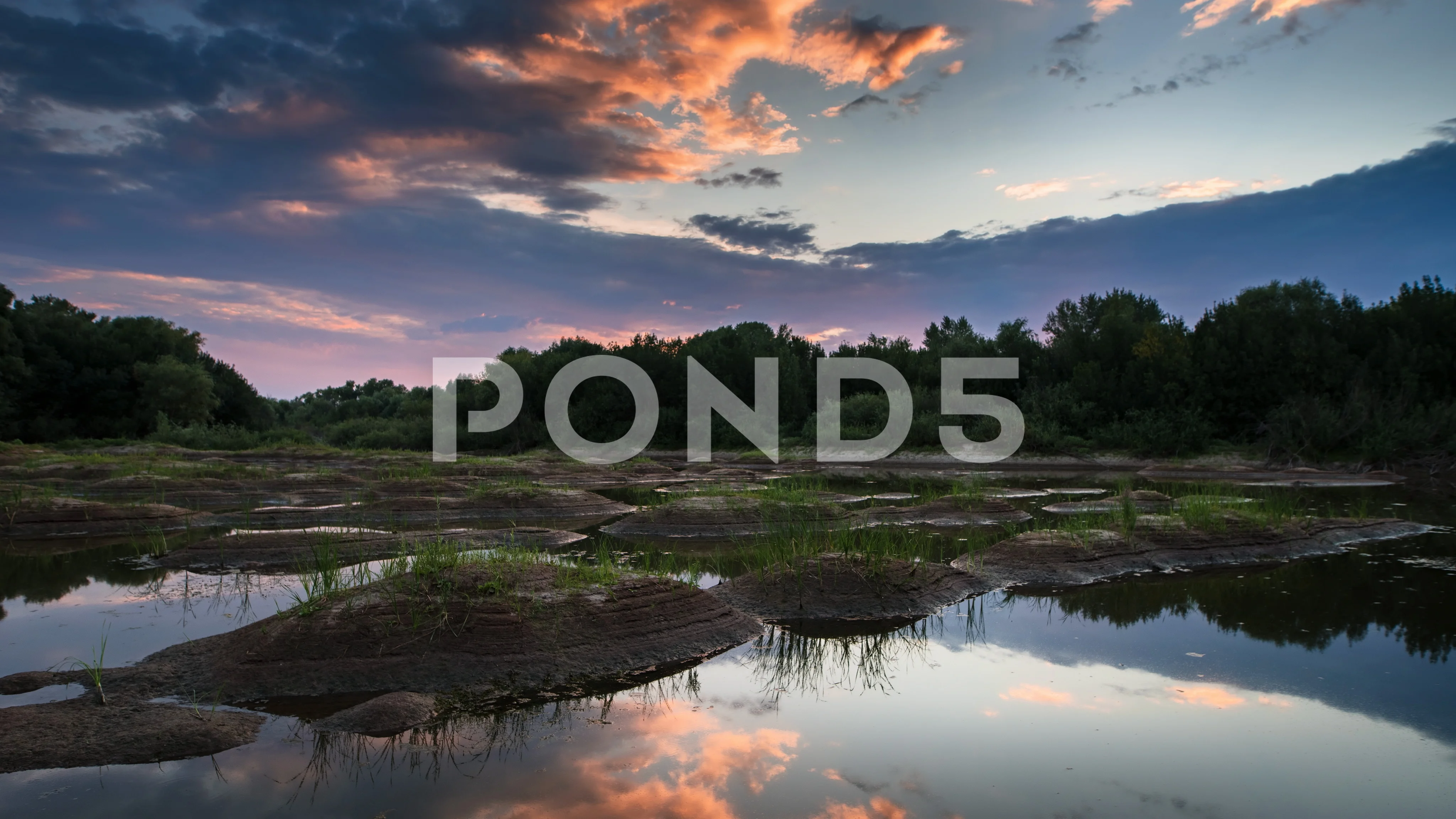 TimeLapse Nature. Beautiful sunset Video | Pond5
