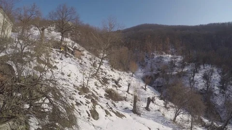 Timelapse nature winter Stock Footage 71919316