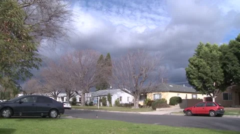 Timelapse neighborhood Stock Footage 57310615