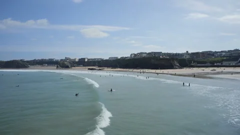 Timelapse in Newquay, Cornwall. Stock Footage 238355968