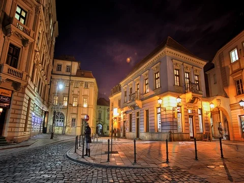 Timelapse with night city Video stock 72729300