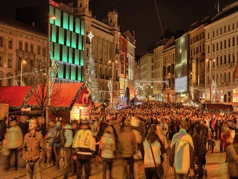 Timelapse with night city Stock Footage 72730635