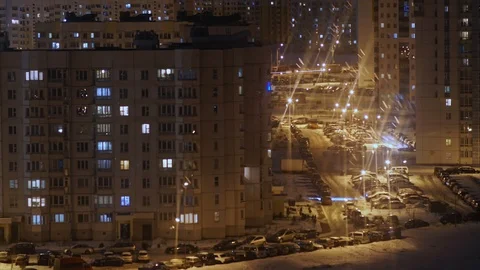 Timelapse night city Video stock 101549312