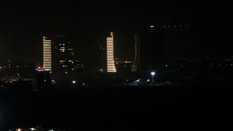Timelapse Night City Stock Footage 281517857
