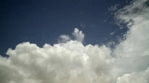 Timelapse night clouds Vídeo Stock 11599912