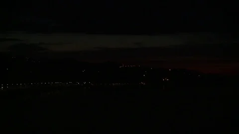 Timelapse night to day Lloret de Mar Barcelona Stock Footage 73896540