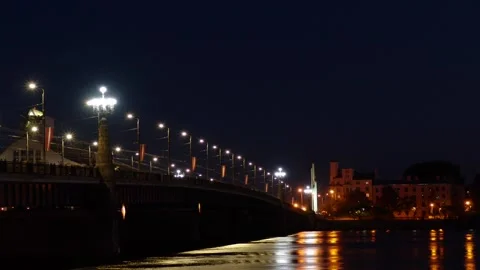 Timelapse night salute. Stock Footage 92955712
