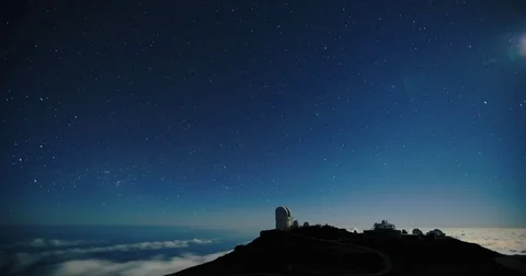 Timelapse of Night Sky Stock Footage 81258295