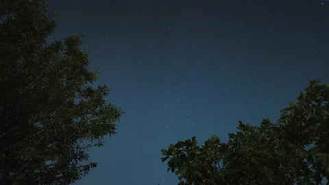 Timelapse night sky Stock Footage 141293603