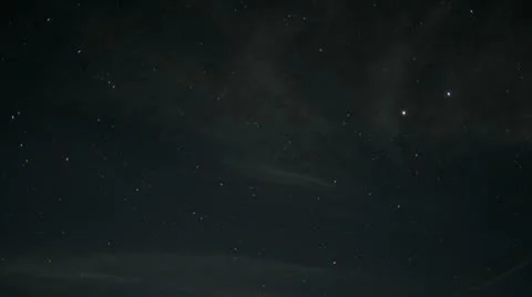 Timelapse night stars Stock Footage 11607271