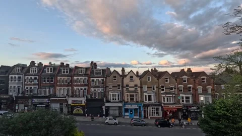 Timelapse of Nightfall over London Stock Footage 240120714