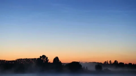 Timelapse of noctilucent clouds in the night sky 4k Stock Footage 237298522