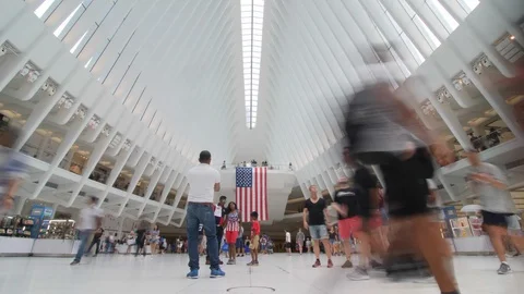 Timelapse Oculus Shopping Mall Stock Video Pond5 - Main Image