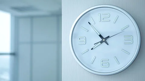 Timelapse of Office Clocks Stock Footage 62372096