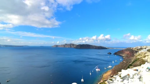 Timelapse at Oia,Santorini Stock Footage 59553773