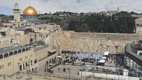 Timelapse of Old Jerusalem Stock Footage 172032681