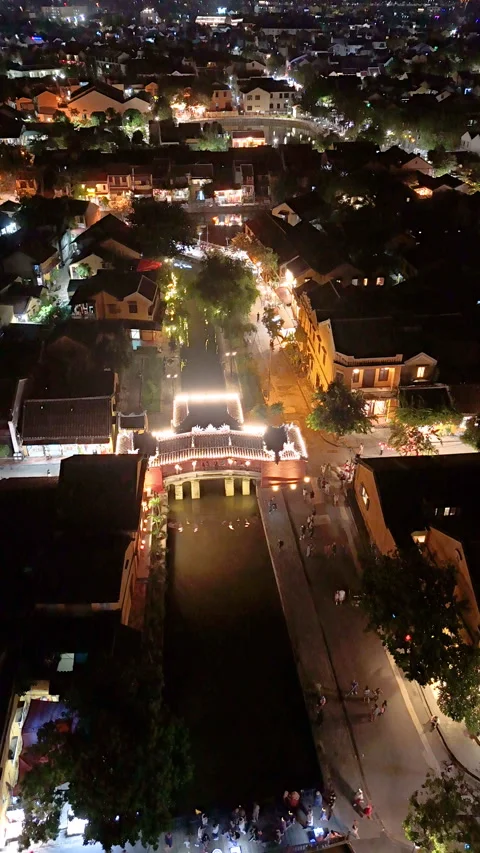 Timelapse or time-lapse of aerial view of Chua Cau 스톡 동영상 289260374