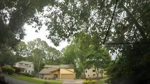 Timelapse out of backcar window Stock Footage 90098274