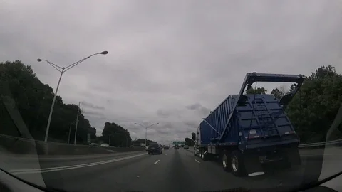 Timelapse out of car window Stock Footage 90098113