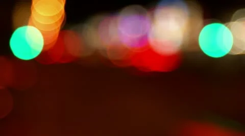 Timelapse out-of-focus orbs Vídeo Stock 11589173