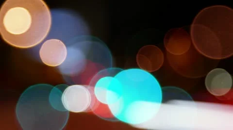 Timelapse out-of-focus orbs Vídeo Stock 11608198