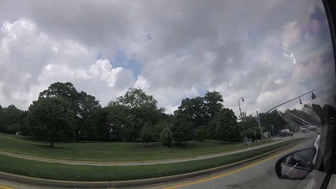 Timelapse out of sidecar window Stock Footage 90098112