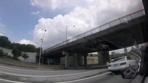Timelapse out of sidecar window Stock Footage 90098132