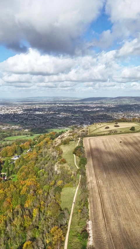 Timelapse over Cheltenham, Uk Stock Footage 288869980