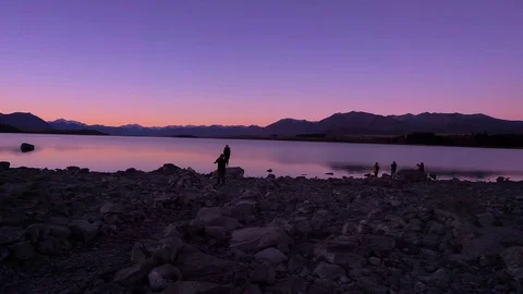Timelapse over a Lake Stock Footage 77384422