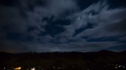 Timelapse over Moeciu Romania 스톡 동영상 87564526